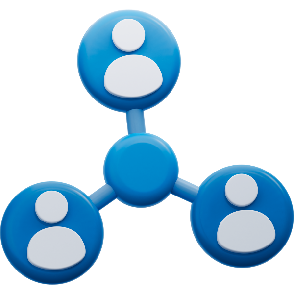 Social Handles connect icon